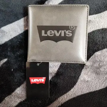 Levi's 접이식 지갑 합성 피혁 블랙