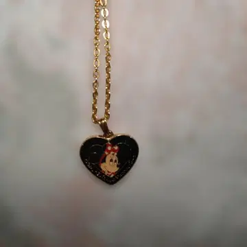 디즈니랜드 미니 하트 목걸이