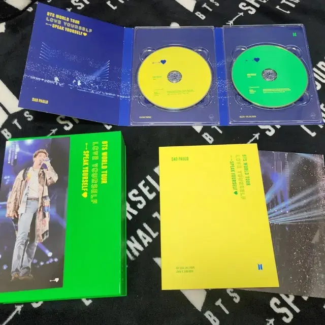 방탄 BTS 럽셀 스픽콘 상파울로 상파울루 DVD 북마크 남준