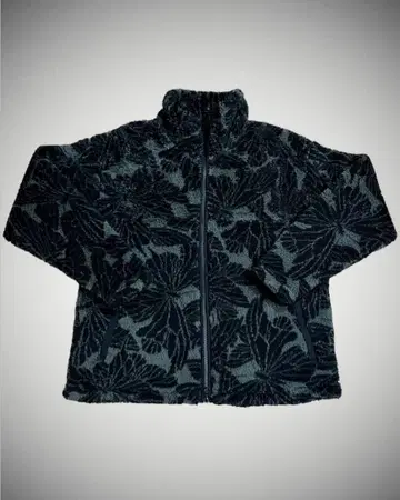 GAKKIN 군검은 나비 꽃 벌 플리스 자켓