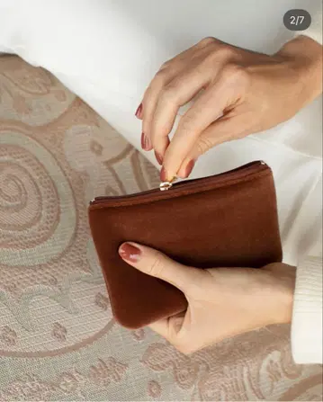 rihka petite pouch toffee 토피 브라운