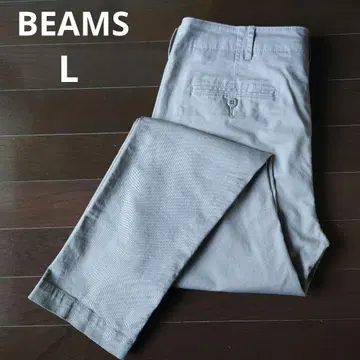 BEAMS 스트레치 테이퍼드 치노 L