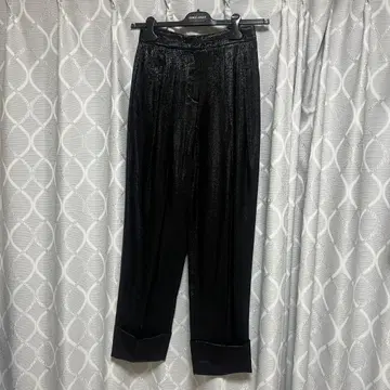 Giorgio Armani 블랙 슬랙스 38