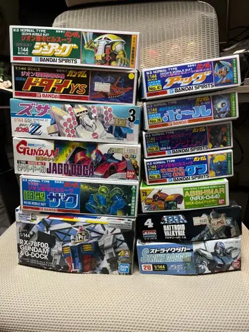 건담 프라모델 구 키트 등 13개 묶음 판매