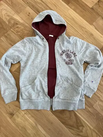 Champion 더블 페이스 뒷면 써멀 후드티