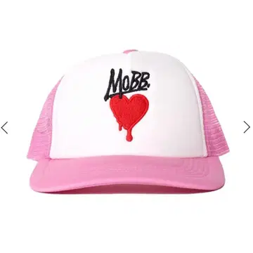 MOBB 모브 핑크 메쉬 캡
