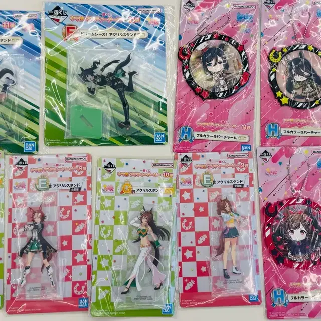 (10종일괄)우마무스메 제일복권 빅 아크릴 스탠드 등 새상품