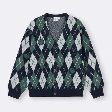 [택 포함 새상품] GU 커비 콜라보 V넥 가디건 XL 완판템