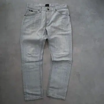 리 나노 유니버스 별주 라이트 그레이 테이퍼드 데님