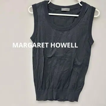 MARGARET HOWELL 그레이 슬리브리스 스웨터