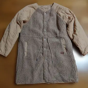 ROXY 퀼팅 롱 자켓 베이지