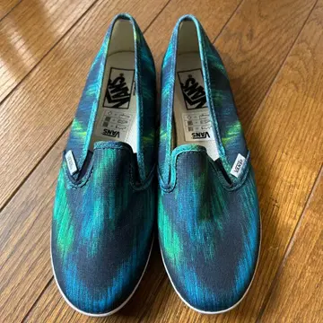 반스 슬립온 23cm 파랑 그린