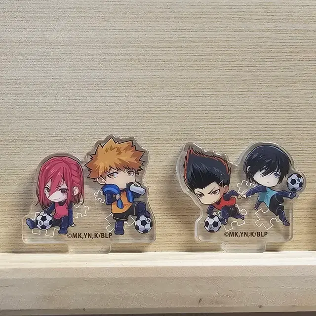 일괄) 블루록 치기리 쿠니가미 린 바로 쇼에이 미니 아크릴스탠드