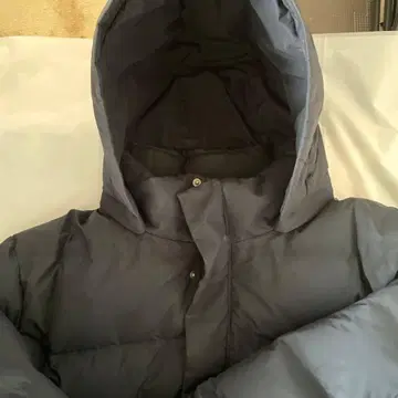 UNIQLO 후드 부착 다운 자켓 M 네이비