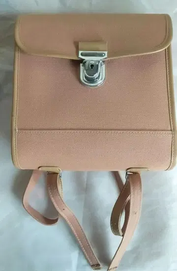 핑크 마 혼방 소재 백팩