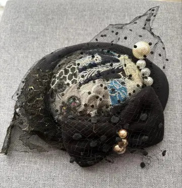 핸드메이드 베레모 핑 튤 리본 쇼와 레트로 아차츄무 팬에게도