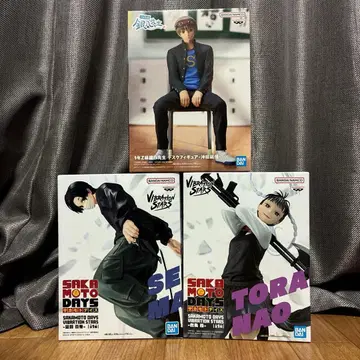 사카모토 데이즈 마후유&나오 긴파치 선생님 오키타 소고 피규어 세트