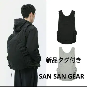 새상품 산산기어 백팩 블랙 SANSANGEAR