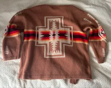 Pendleton 기하학 패턴 가디건 L