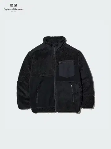 콤비네이션 플리스 자켓 XXL 블랙