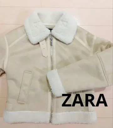 새상품급 ZARA 무스탕 자켓 더블 페이스 숏 자켓 자라