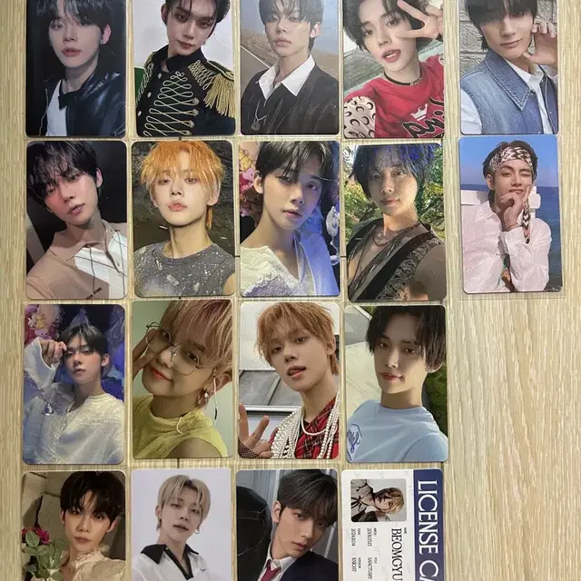 투모로우바이투게더 연준,범규,수빈,휴닝카이 방탄 뷔 포카 양도(급전