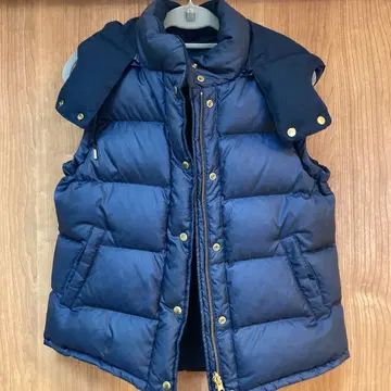 유나이티드 애로우즈 리버서블 네이비 다운 베스트 사이즈 38