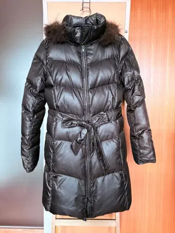 쿠미쿄쿠 다운 자켓 다크 브라운 리버서블