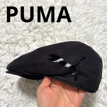 Puma 제브라 송치 자수 로고 스웨이드 헌팅 모자