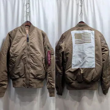 새상품급 알파 아비렉스 리버서블 MA-1 플라이트 자켓 M