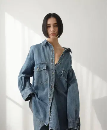 Eongul () 데님 셔츠 자켓