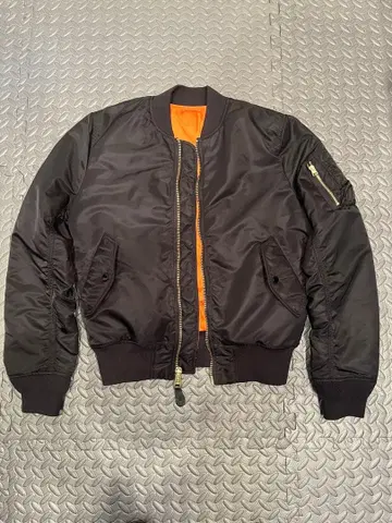 ALPHA INDUSTRIES MA-1 리버서블 블랙 M 사이즈
