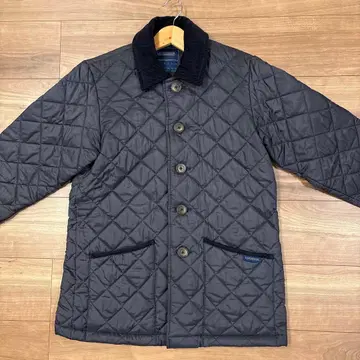 라벤햄 네이비 퀼팅 자켓 코듀로이 옷깃