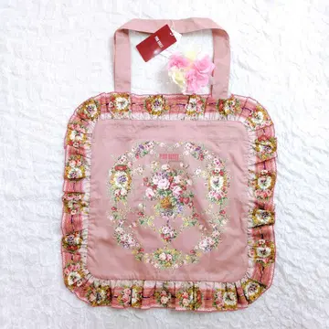 [25ss 택 포함] PINK HOUSE 벽지 무늬 프린트 백