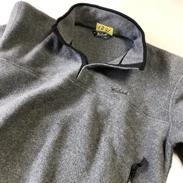 울리치 블랙 택 플리스 아노락 보아 하프 버튼 자켓