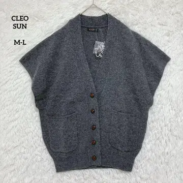 [ 택 포함 ] CLEO SUN 니트 베스트 그레이 울 M-L