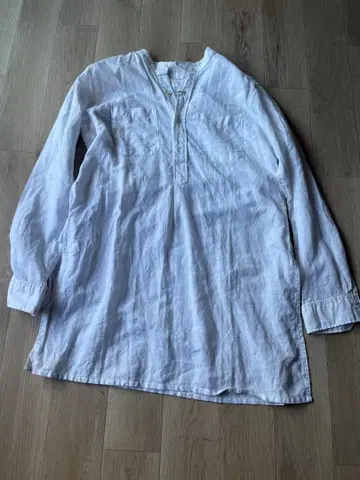 엔지니어드 가먼츠 화이트 린넨 셔츠