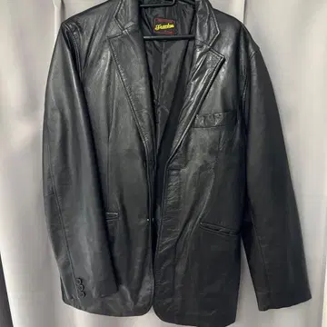 천연 가죽 블랙 테일러드 자켓 LL 라무 가죽 자켓