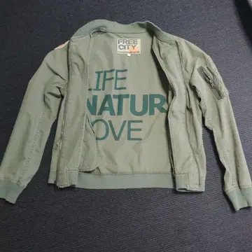 FREE CITY MA-1 자켓 올리브 그린