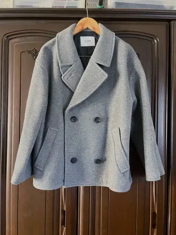 SLOBE IENA 숏 P 코트 그레이