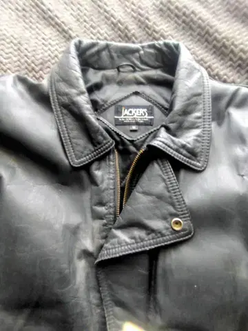 JACKER'S 블랙 가죽 자켓 M