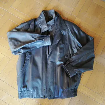 라무 가죽 자켓 브라운