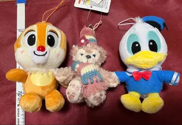 [ 디즈니 프렌즈 ] 셰리메이&데일&도날드 봉제 인형 스트랩