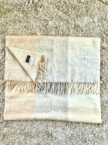 MOONBAT 캐시미어 100% 스톨 베이지 계열