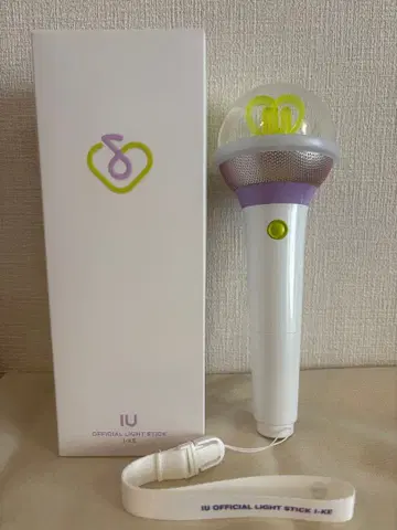 IU 공식 응원봉 화이트 퍼플