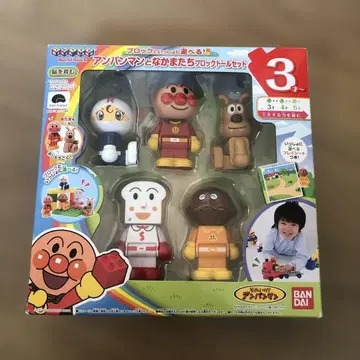 호빵맨과 친구들 블록 인형 세트