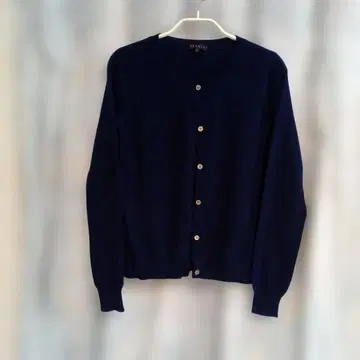 새상품급 Theory 캐시미어 100% U넥 가디건 네이비 S