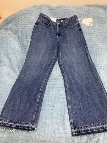 H&M 하이웨스트 와이드 데님 미사용 새상품