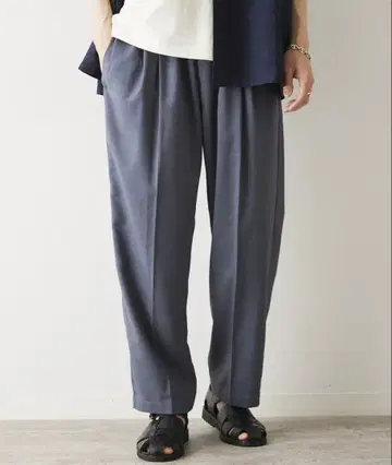 [ 새상품 ] SPORTCLAD 별주 투 턱 이지 슬랙스