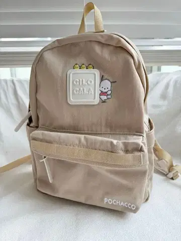 미사용 CILOCALA 포차코 베이지 백팩 산리오 콜라보